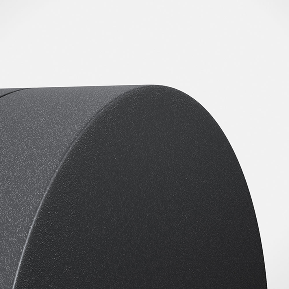 Contemporary Round Glass Outdoor Wall Lamp