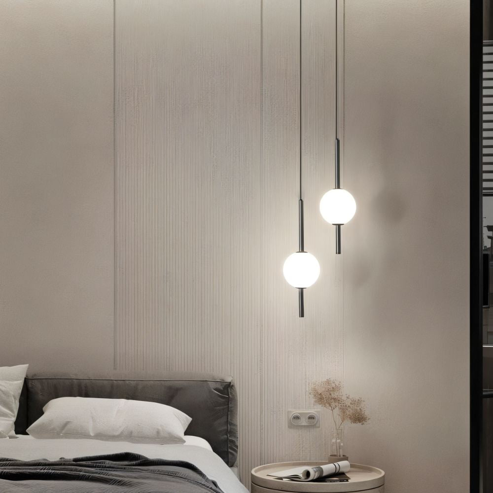 Contemporary Orb Design Pendant Lamp