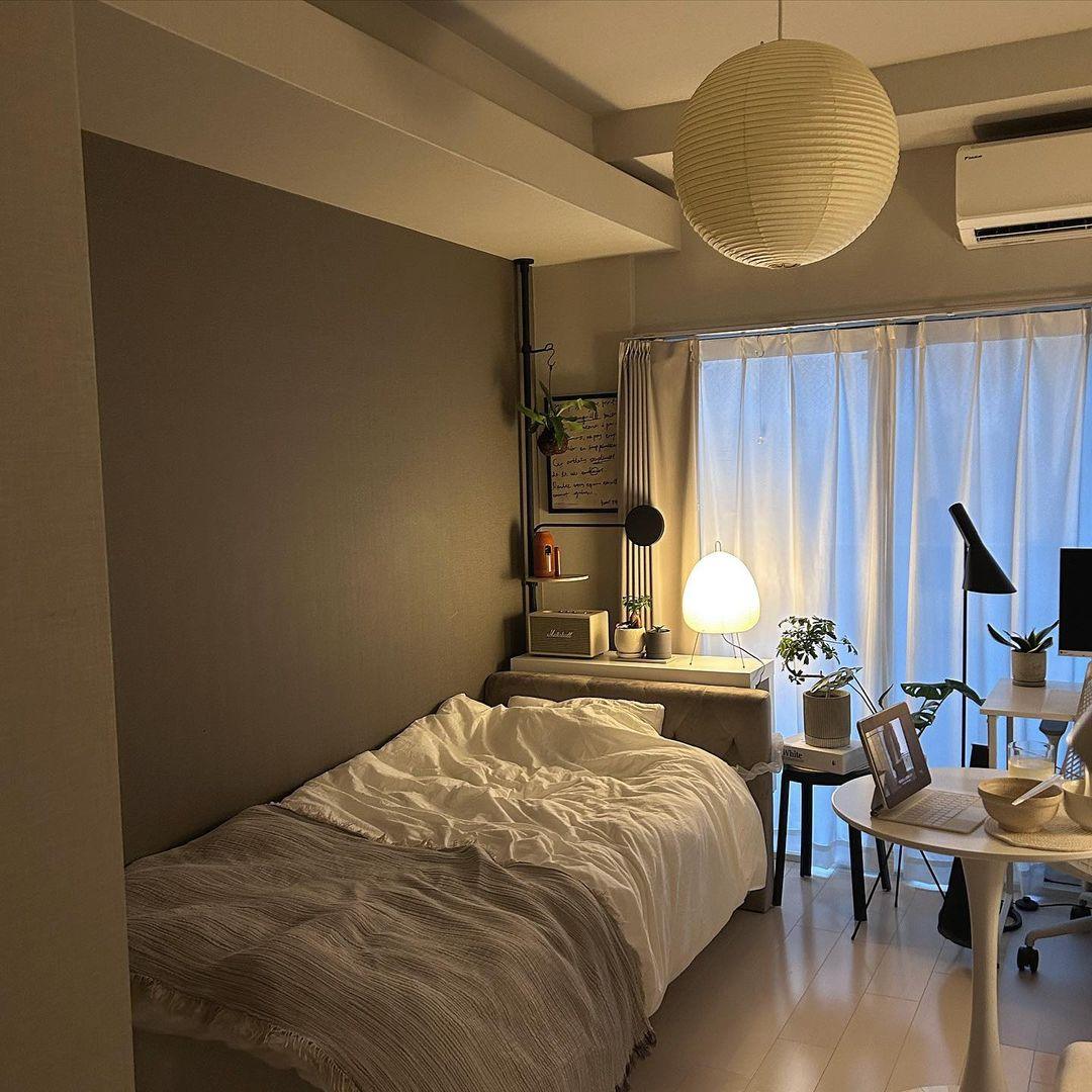 Sphere-Shape Paper Pendant Light | Mid-Century Accent