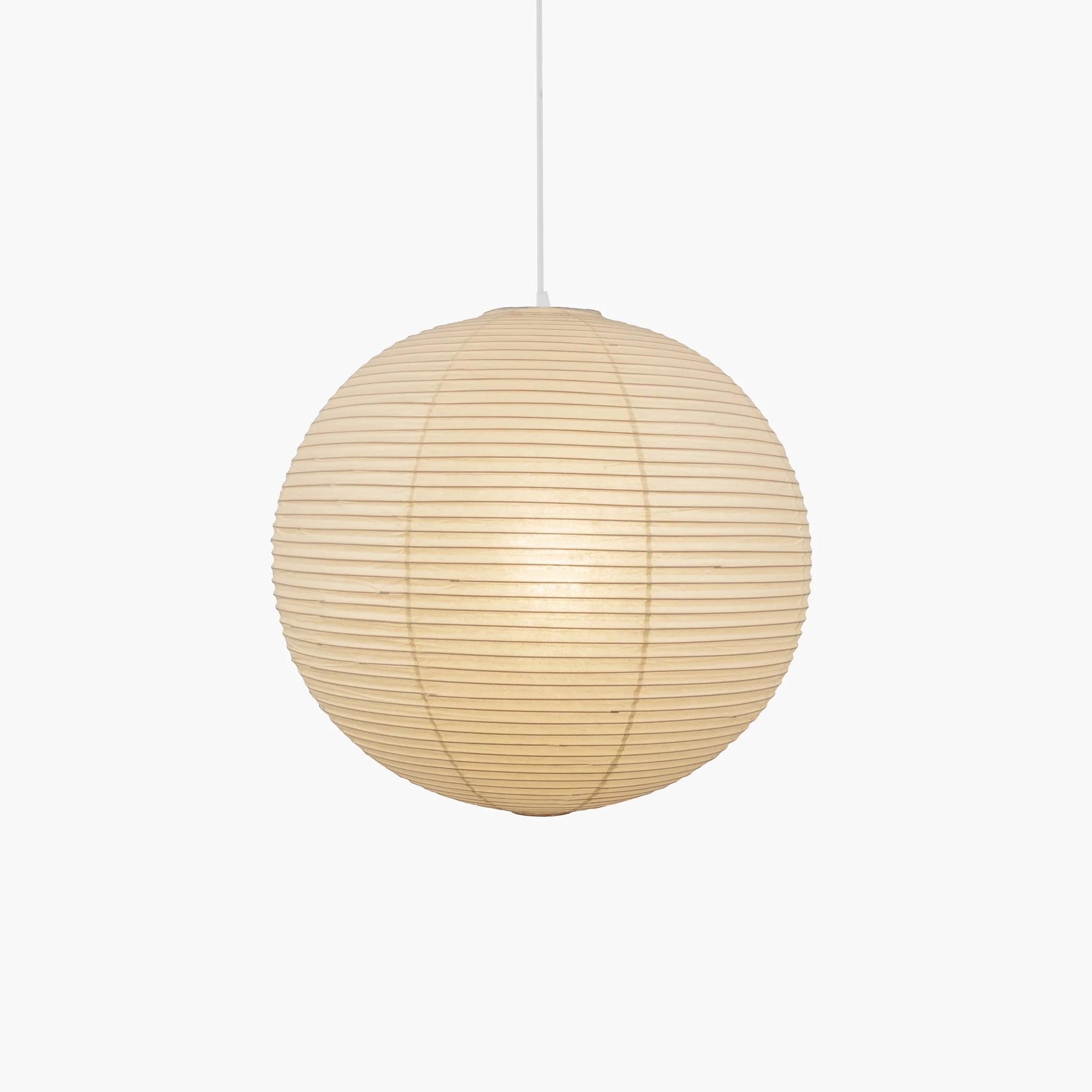 Sphere-Shape Paper Pendant Light | Mid-Century Accent