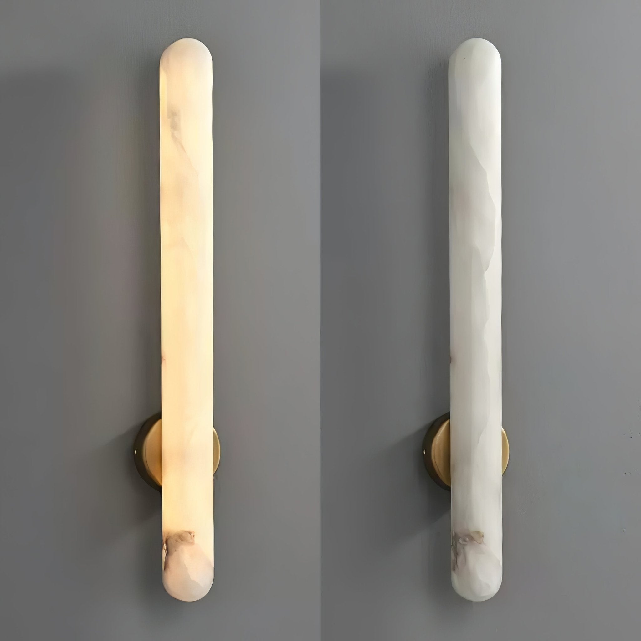 Modern Alabaster Wall Lamp – Minimalist LED Sconce