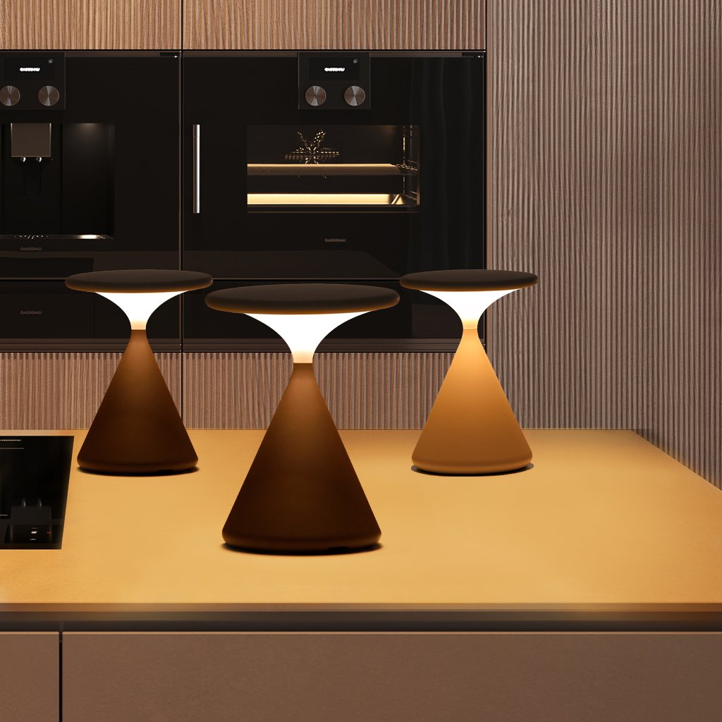 Modern Cordless Hourglass Lamp