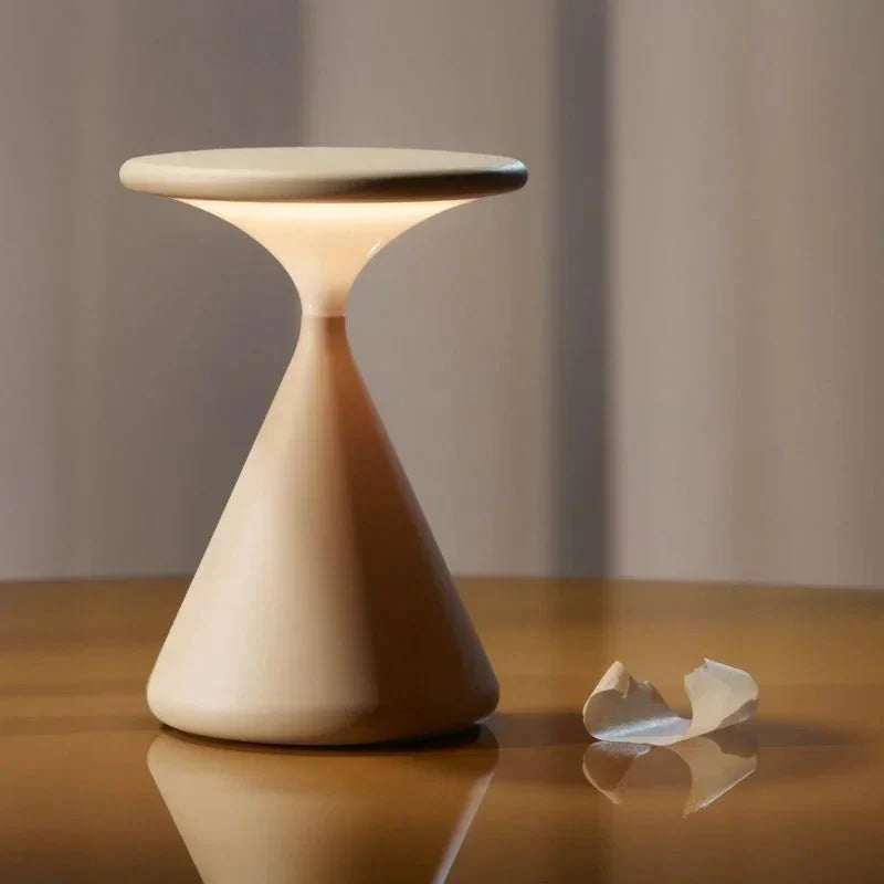 Modern Cordless Hourglass Lamp