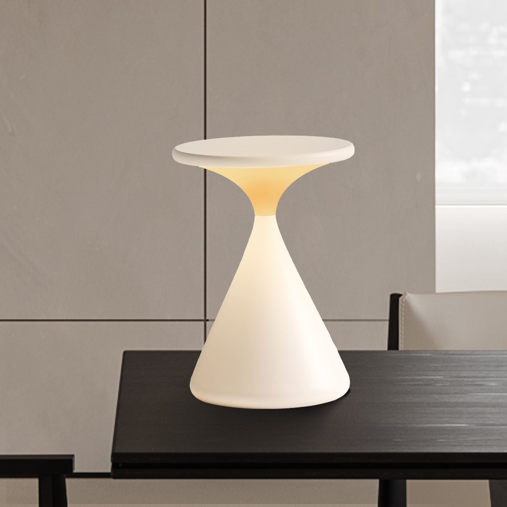 Modern Cordless Hourglass Lamp
