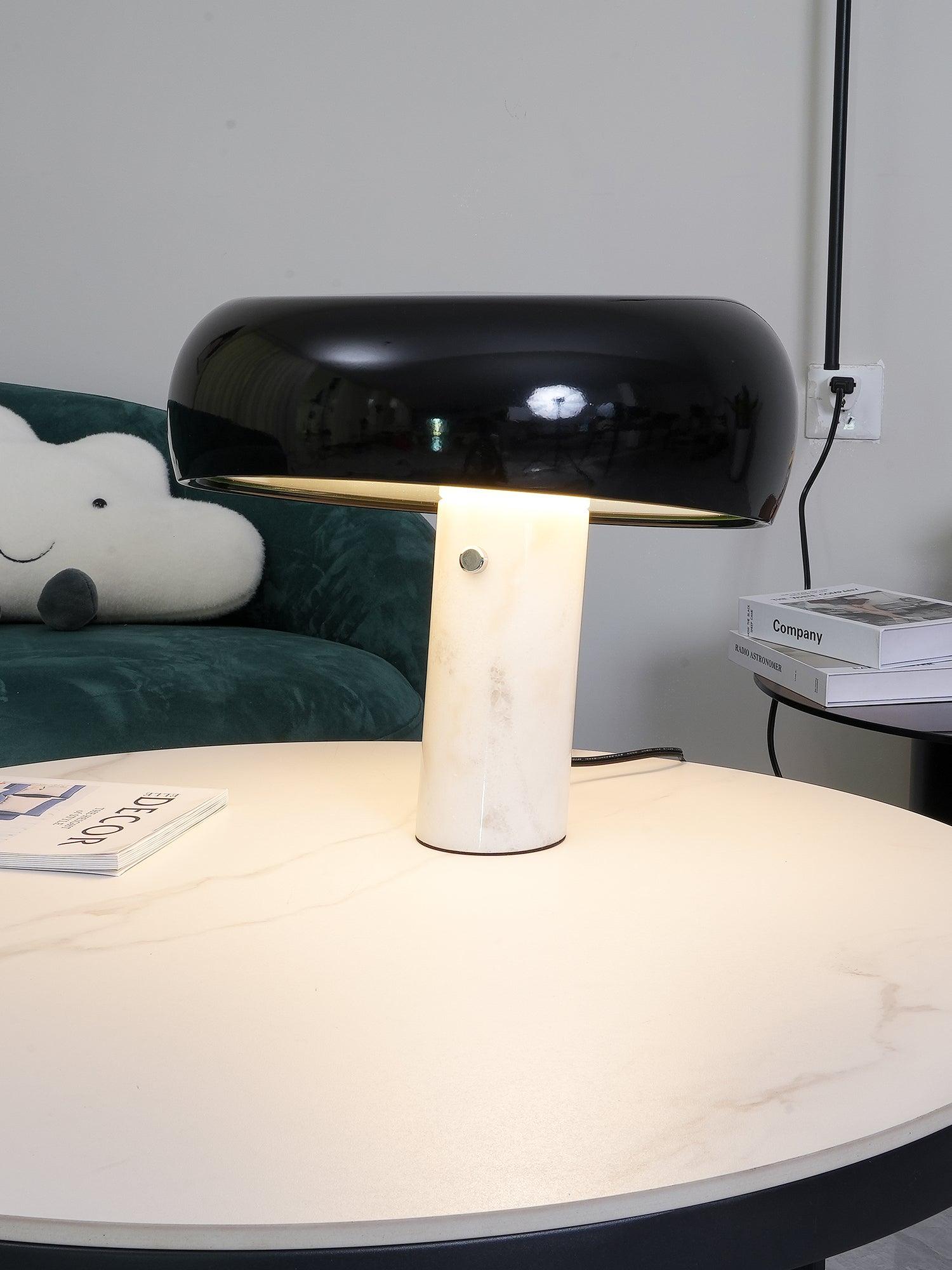 Modern Marble Table Lamp – Dimmable Lighting