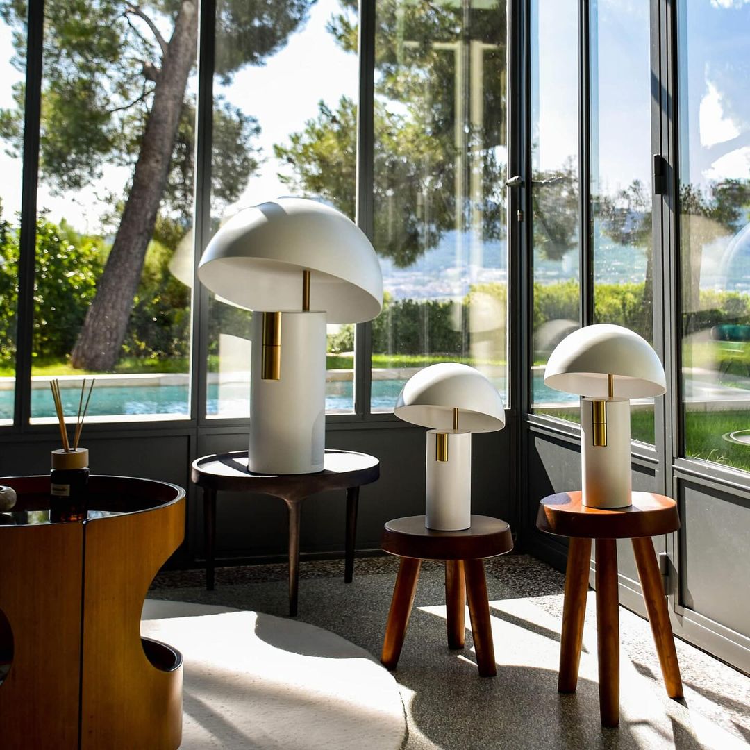 Tilted Cap Table Lamps | Stylish Desk Lamp