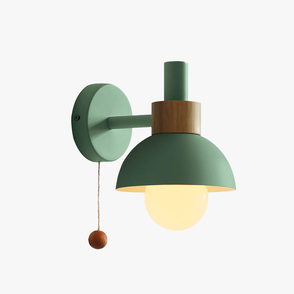 Contemporary LED Wall Light – Metal and Glass Fixture