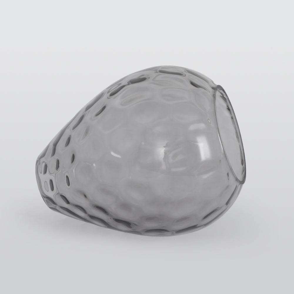 Teardrop Glass Pendant Light – Adjustable Metal Fixture