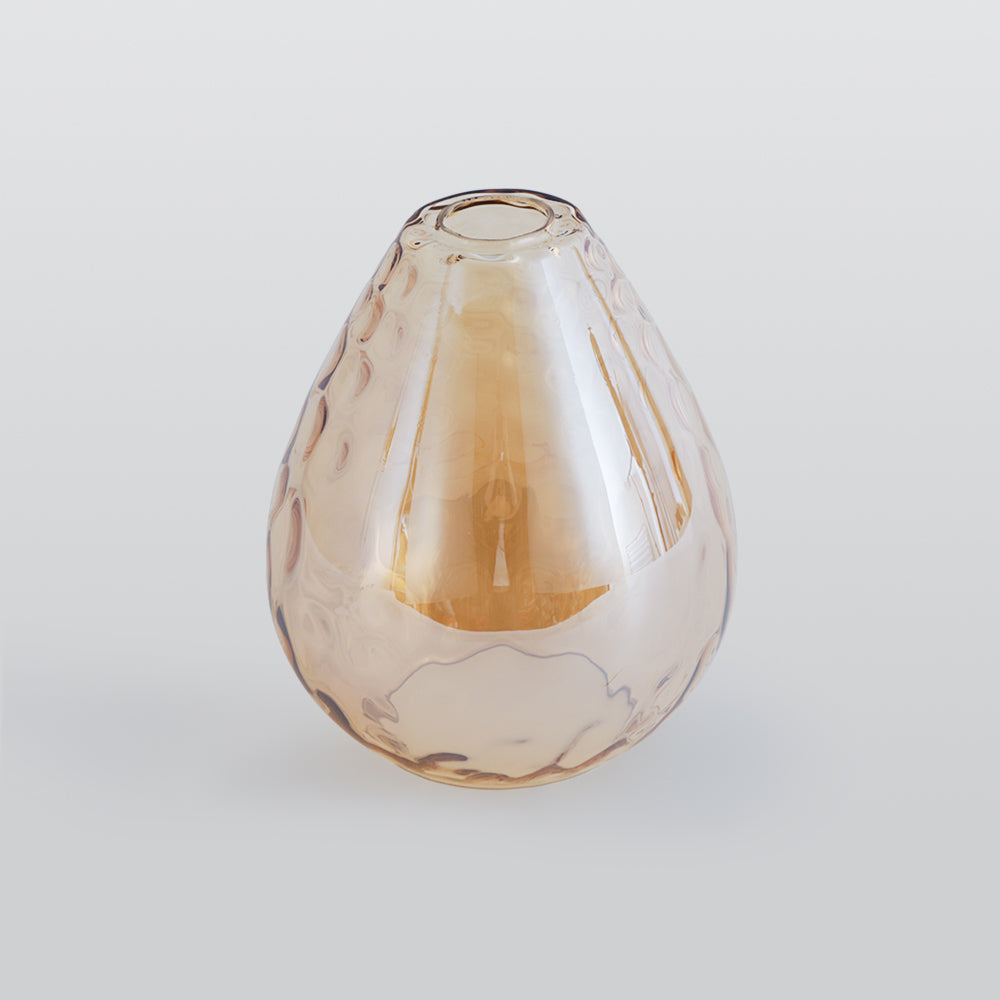 Teardrop Glass Pendant Light – Adjustable Metal Fixture