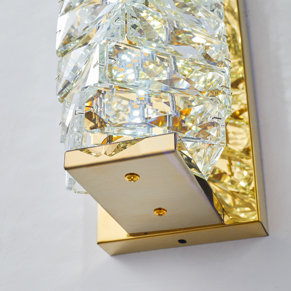 Contemporary LED Vanity Wall Light – Rectangular Metal Design