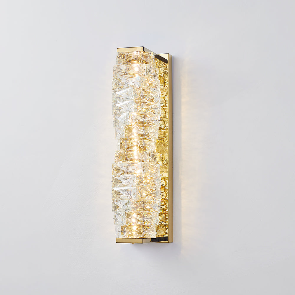 Contemporary LED Vanity Wall Light – Rectangular Metal Design