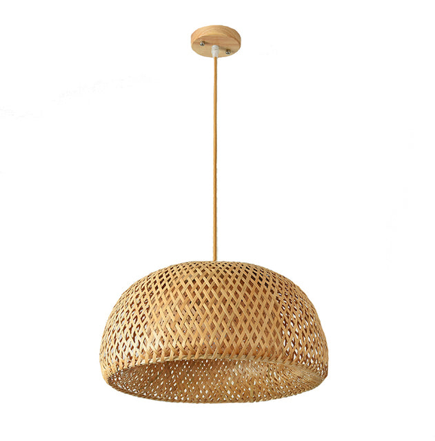Earthy Bamboo Pendant Light | Boho‑Minimalist Style