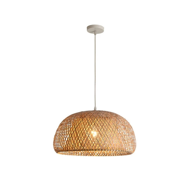 Earthy Bamboo Pendant Light | Boho‑Minimalist Style
