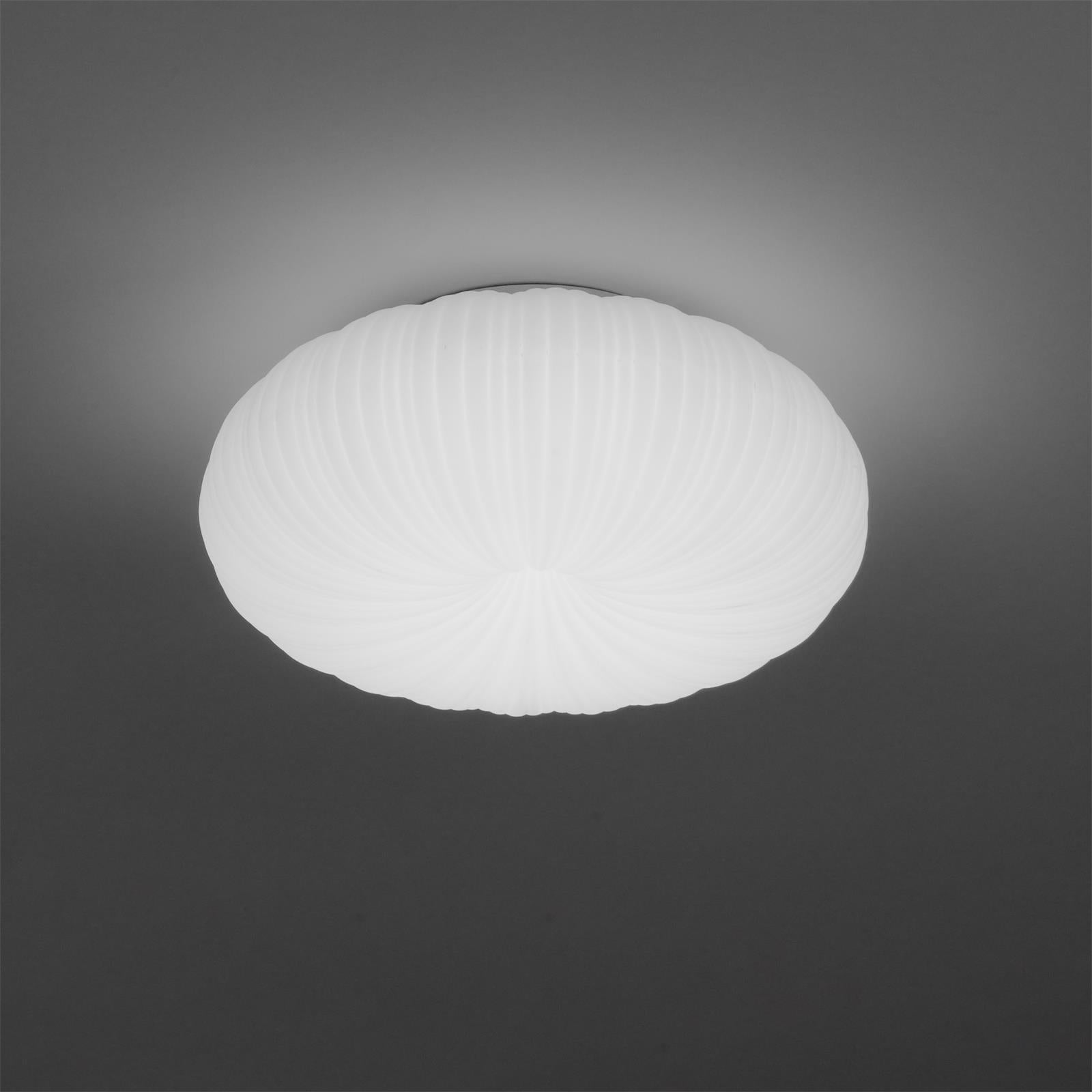 Pumpkin Style Flush Mount LED Ceiling Light