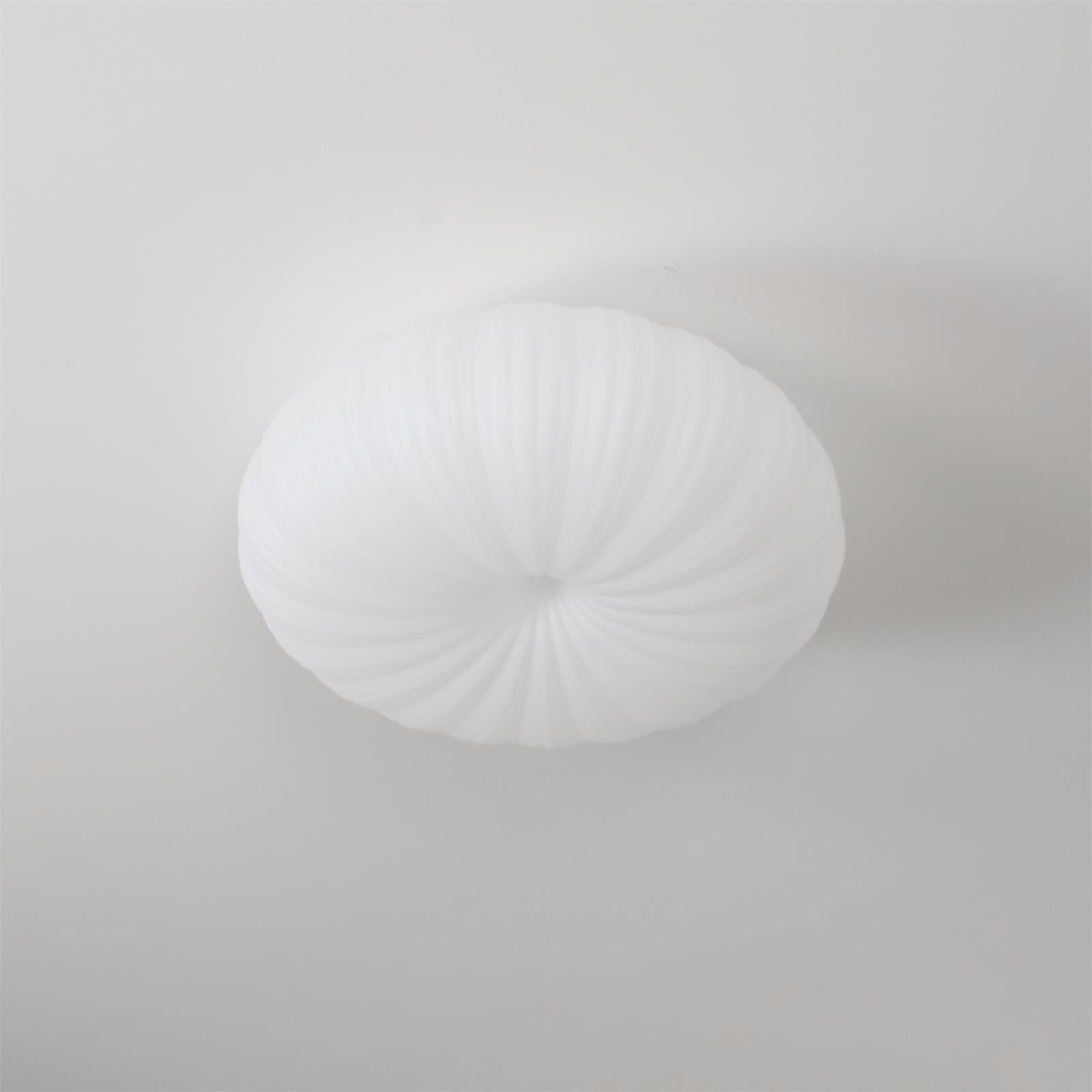 Pumpkin Style Flush Mount LED Ceiling Light