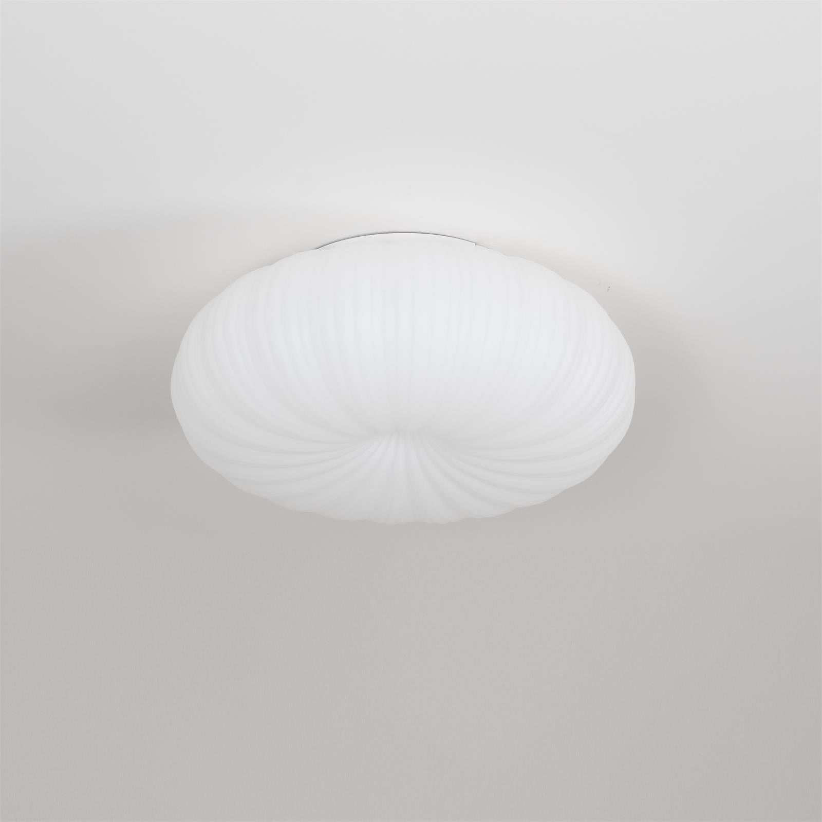 Pumpkin Style Flush Mount LED Ceiling Light