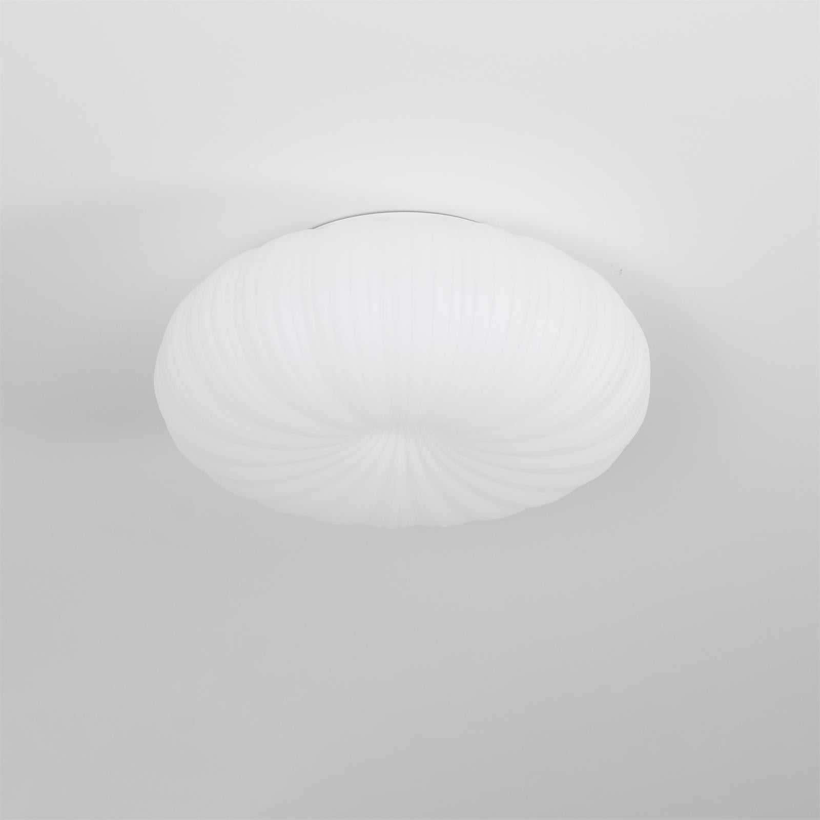 Pumpkin Style Flush Mount LED Ceiling Light