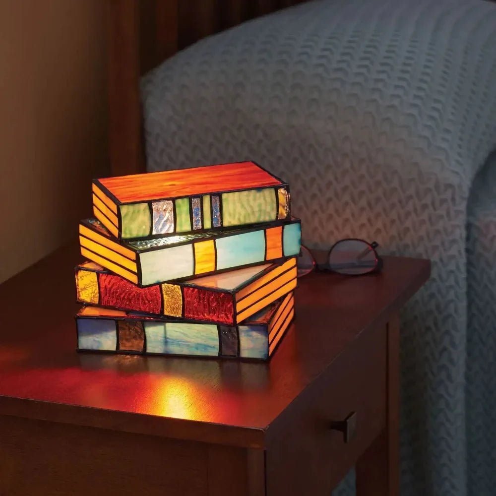 Book-Shaped Night Lamp – Compact LED Light for Reading or Decoration - Atelier Dubois Paris