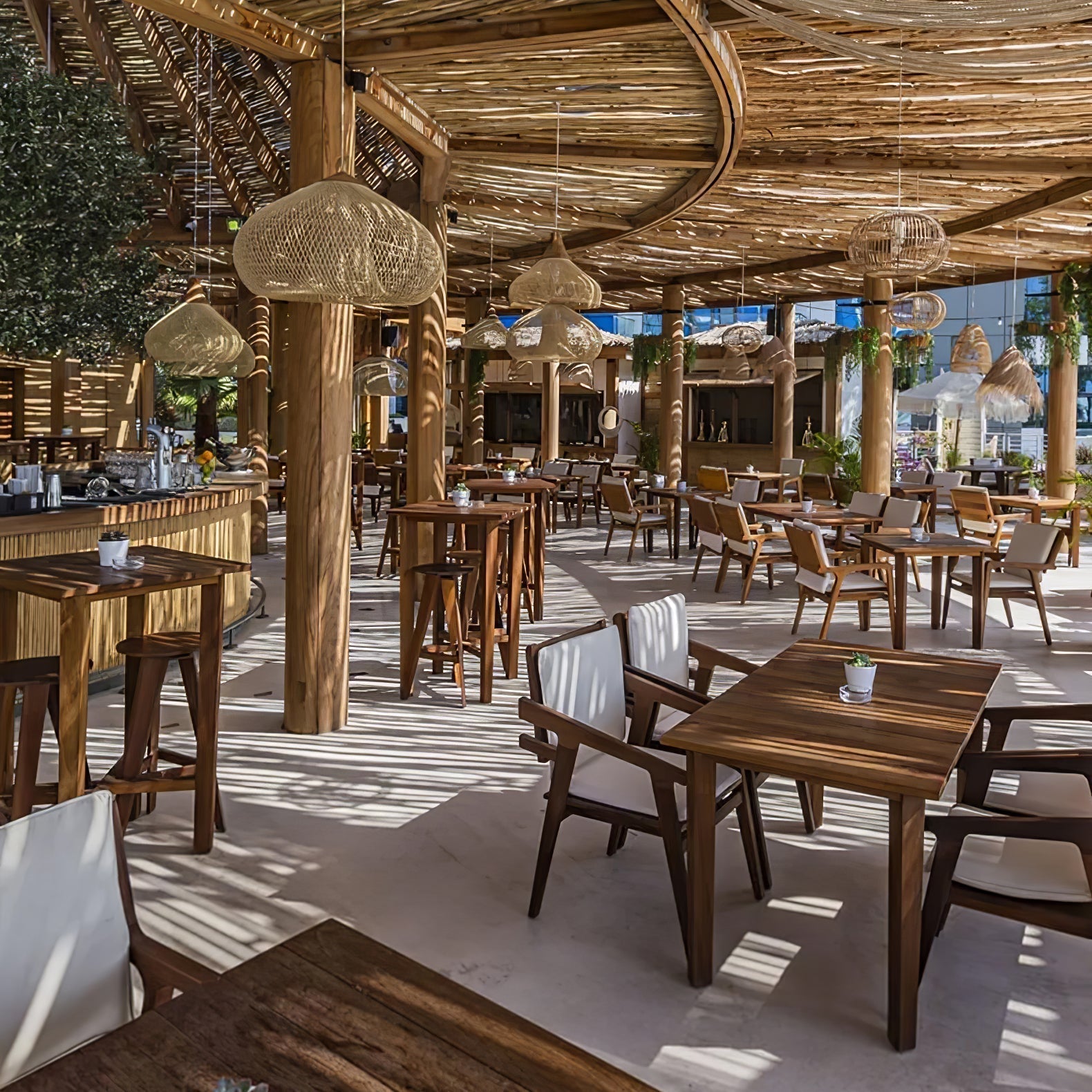 Braided Wicker Pendant Light – Cozy Living Room Decor