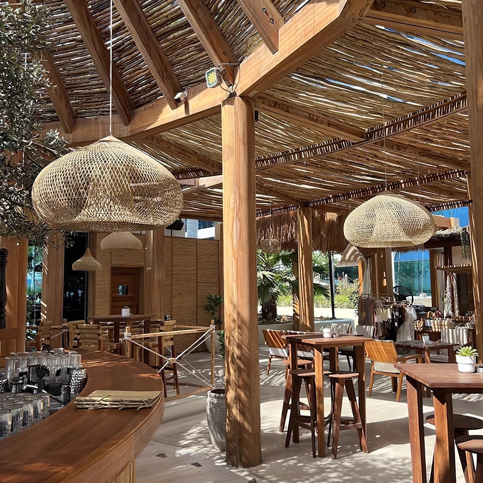 Braided Wicker Pendant Light – Cozy Living Room Decor