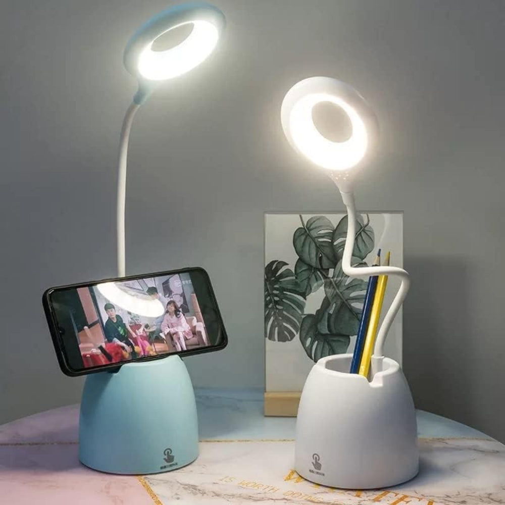 Versatile Children’s Reading Lamp | Phone Holder & Storage Table Lamp