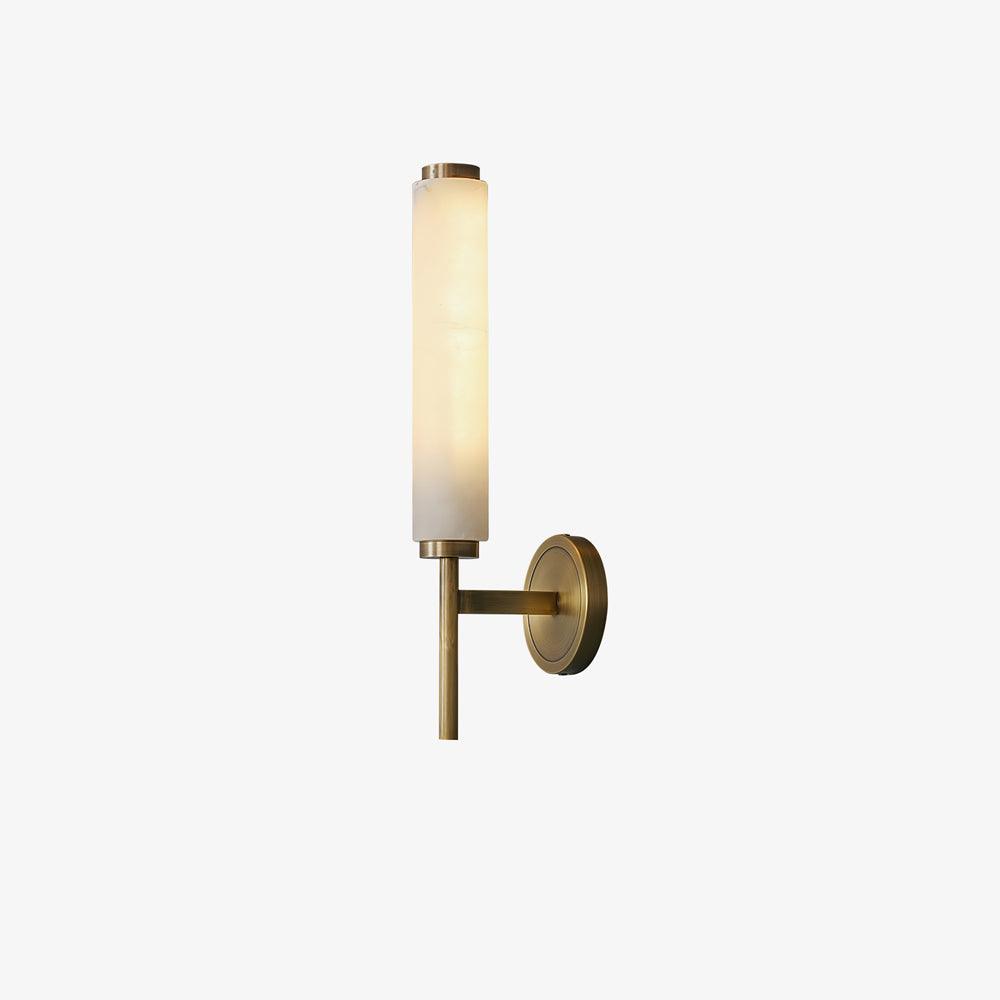 Wall-Mounted Alabaster Sconce – Art Deco-Inspired Lamp