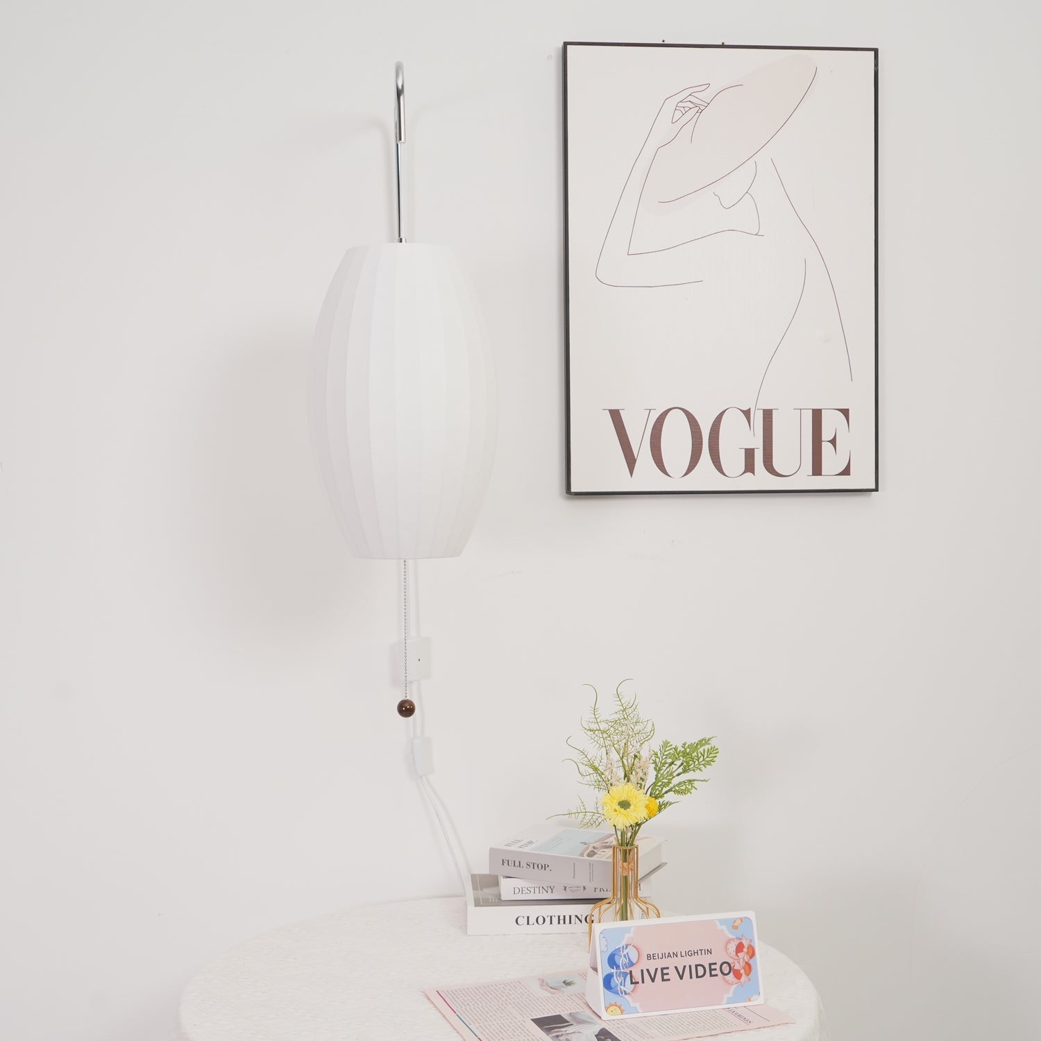 Chinese Lantern Style Wall Lamp