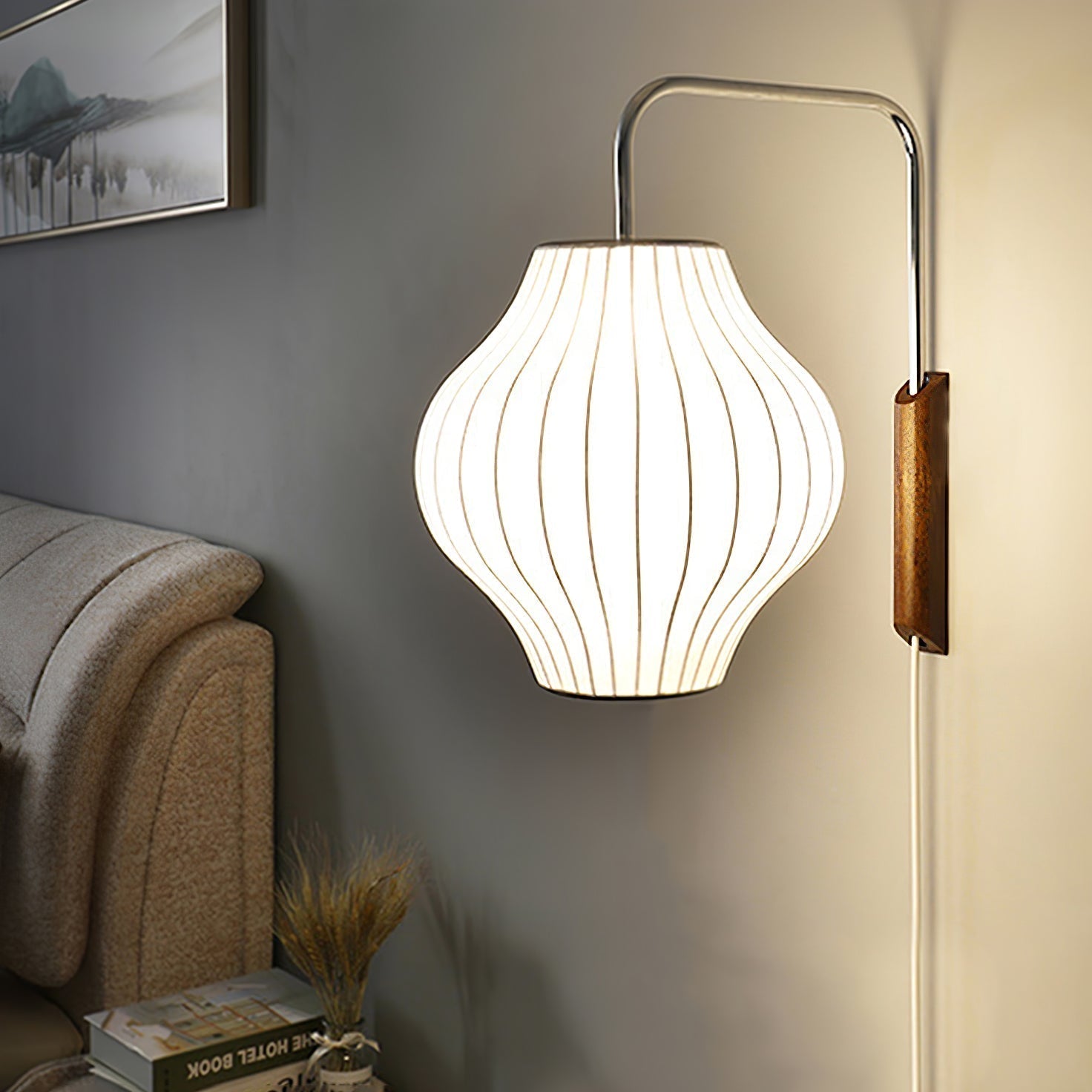 Chinese Lantern Style Wall Lamp