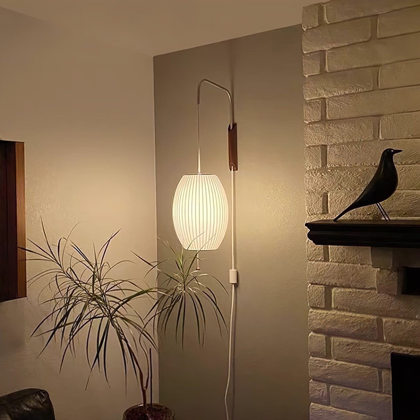 Chinese Lantern Style Wall Lamp