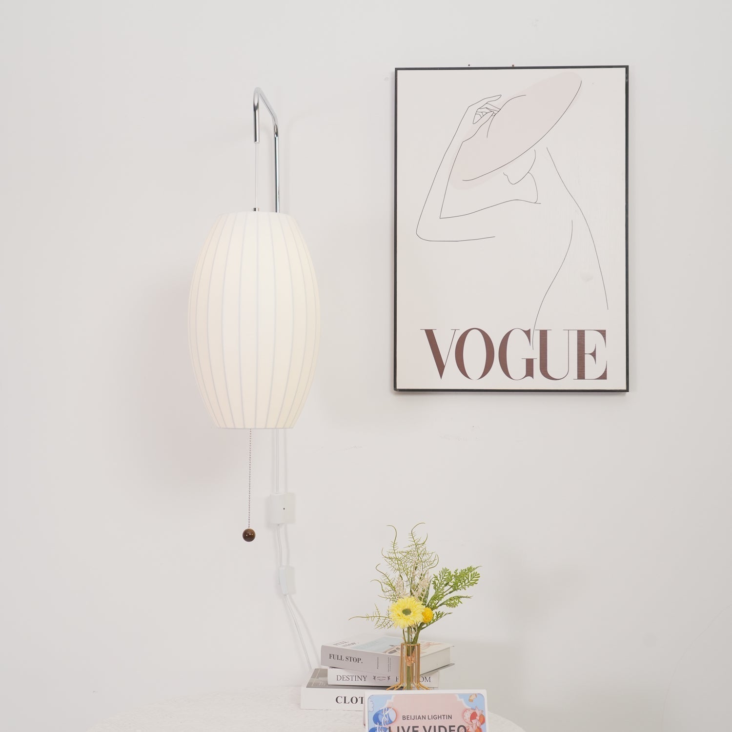 Chinese Lantern Style Wall Lamp