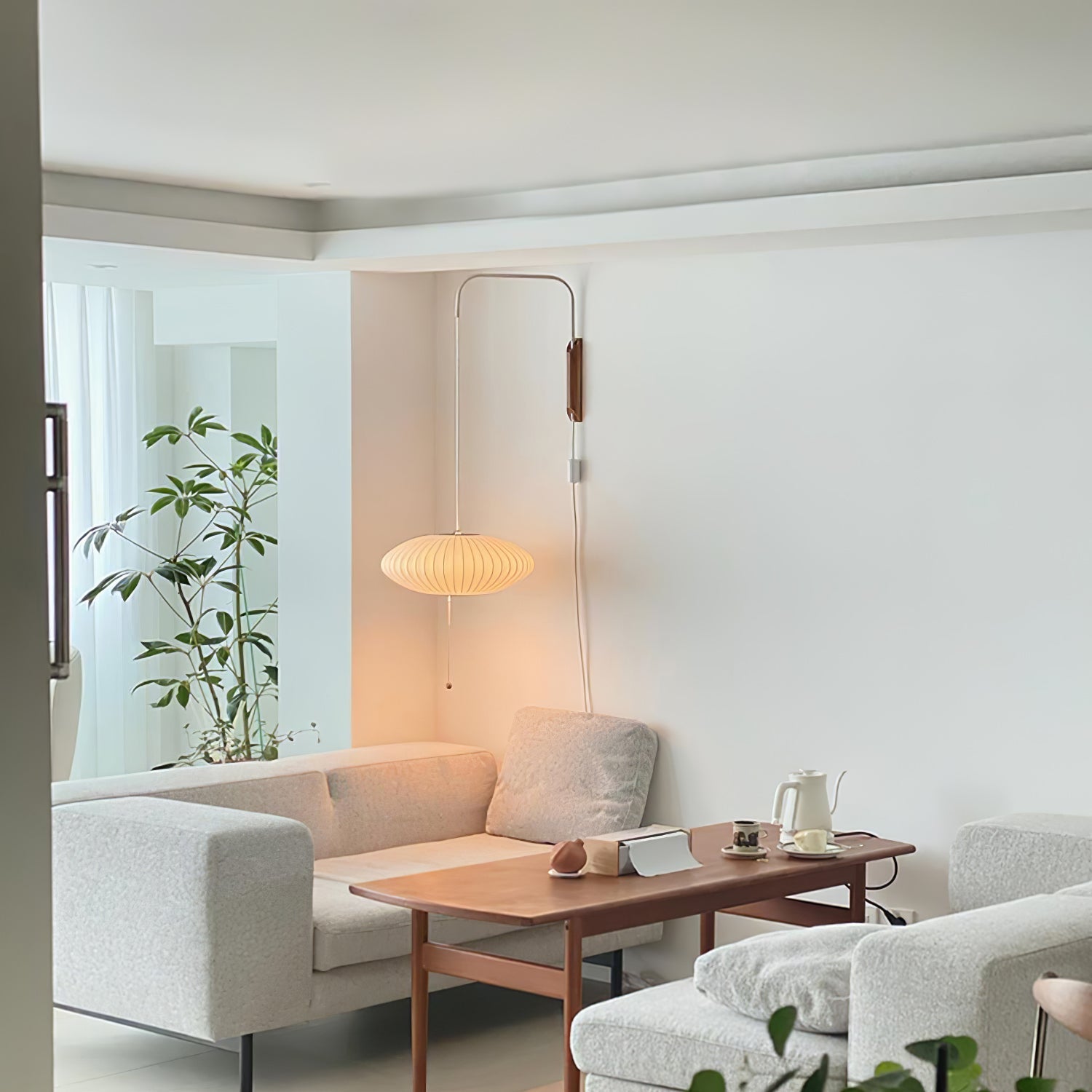 Chinese Lantern Style Wall Lamp