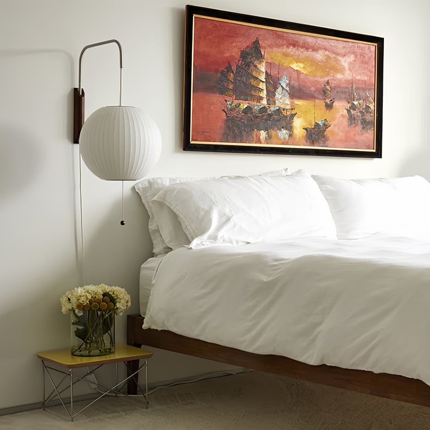 Chinese Lantern Style Wall Lamp