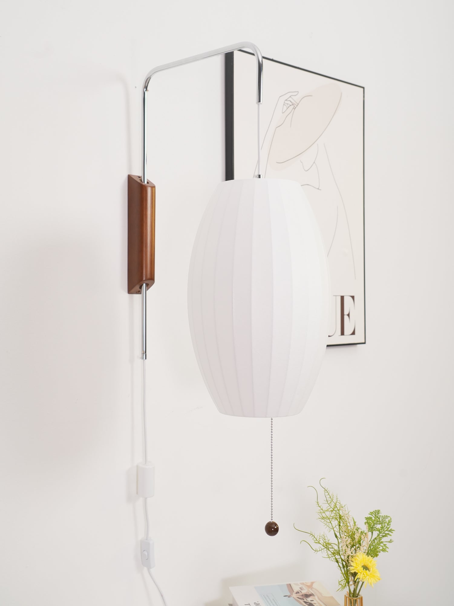 Chinese Lantern Style Wall Lamp