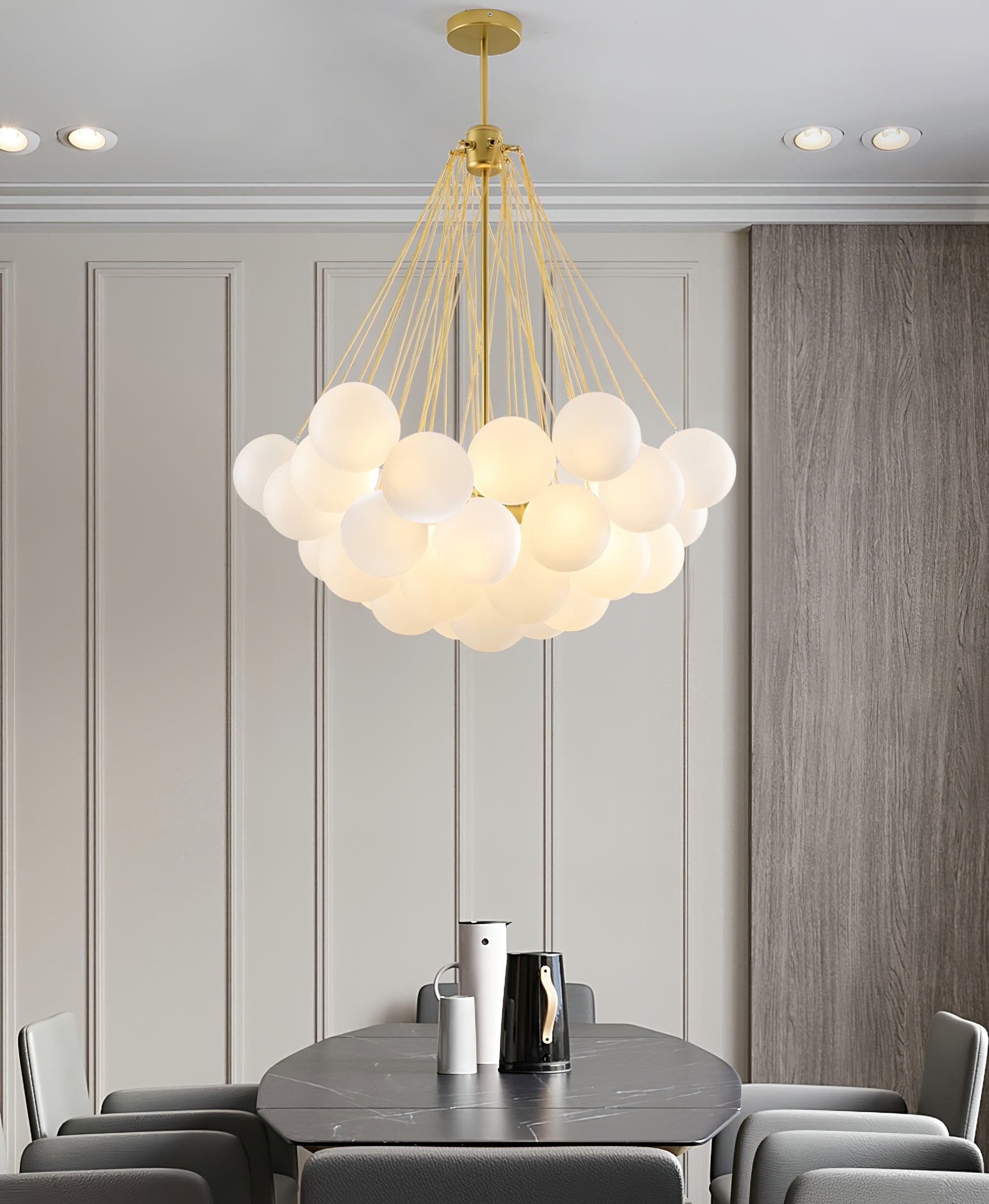 Modern Bubble Chandelier – Statement Pendant Ceiling Light