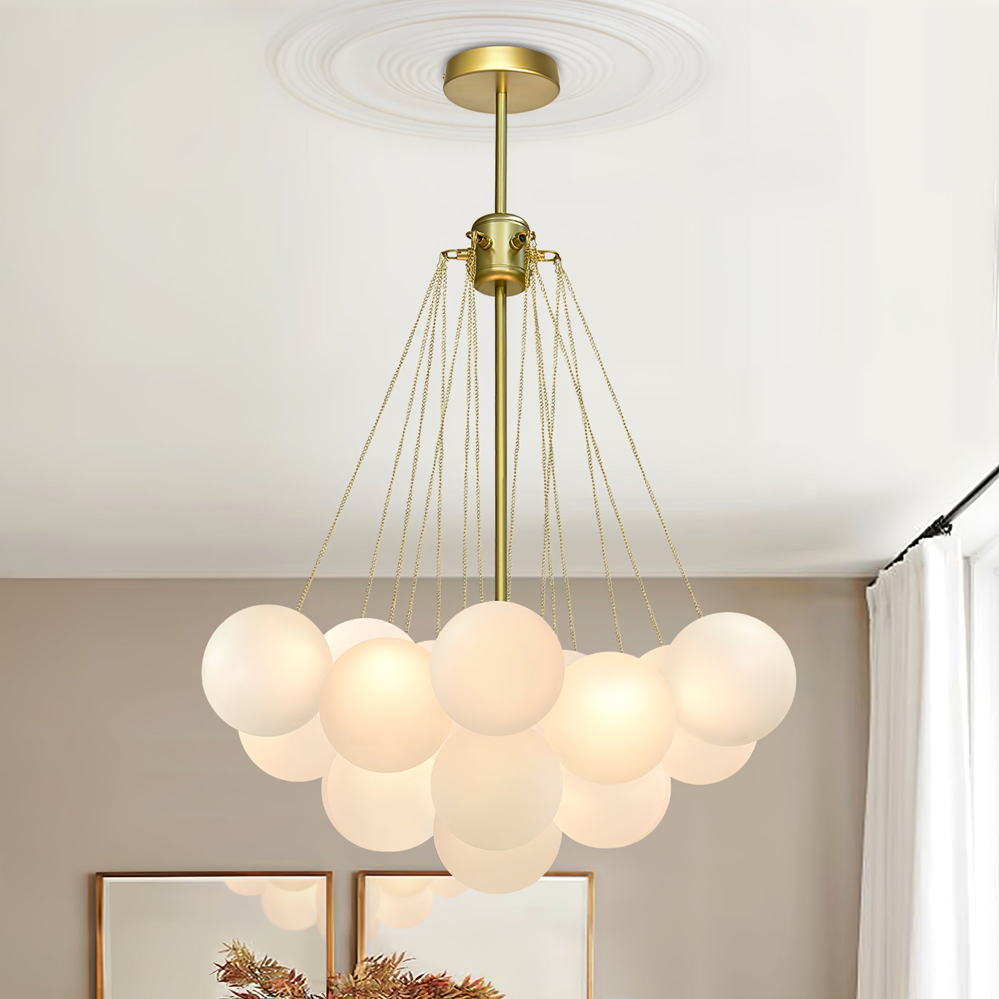 Modern Bubble Chandelier – Statement Pendant Ceiling Light
