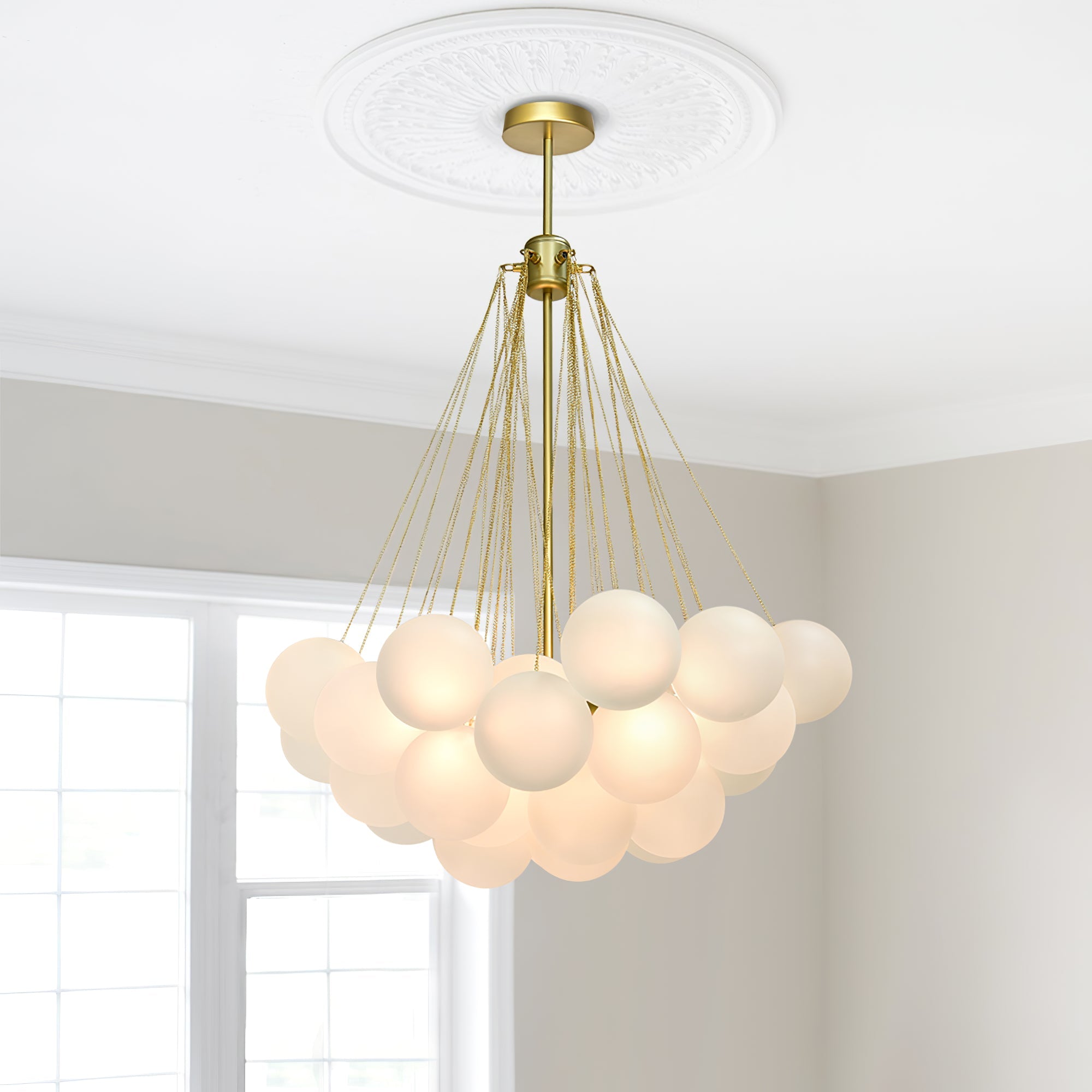 Modern Bubble Chandelier – Statement Pendant Ceiling Light