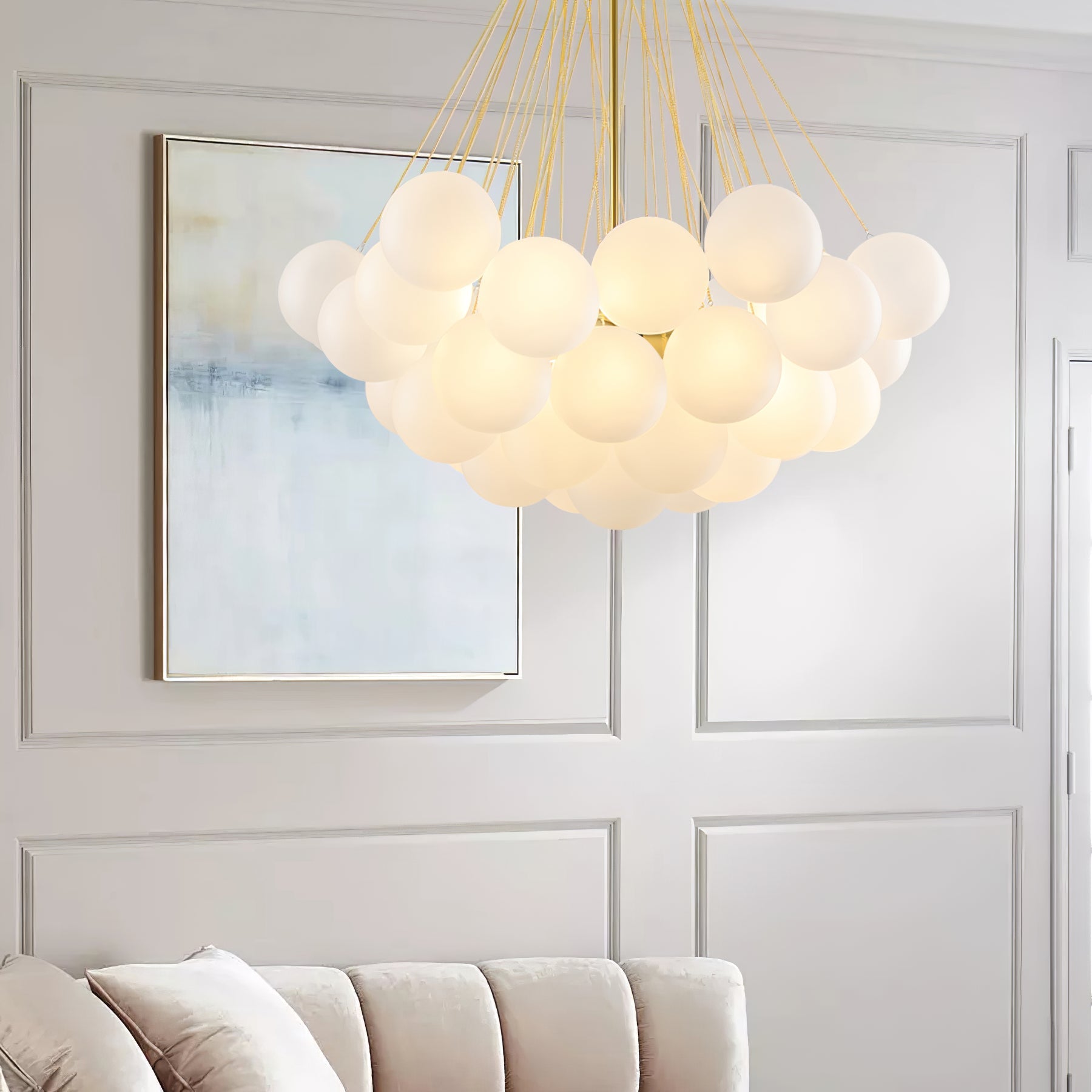 Modern Bubble Chandelier – Statement Pendant Ceiling Light