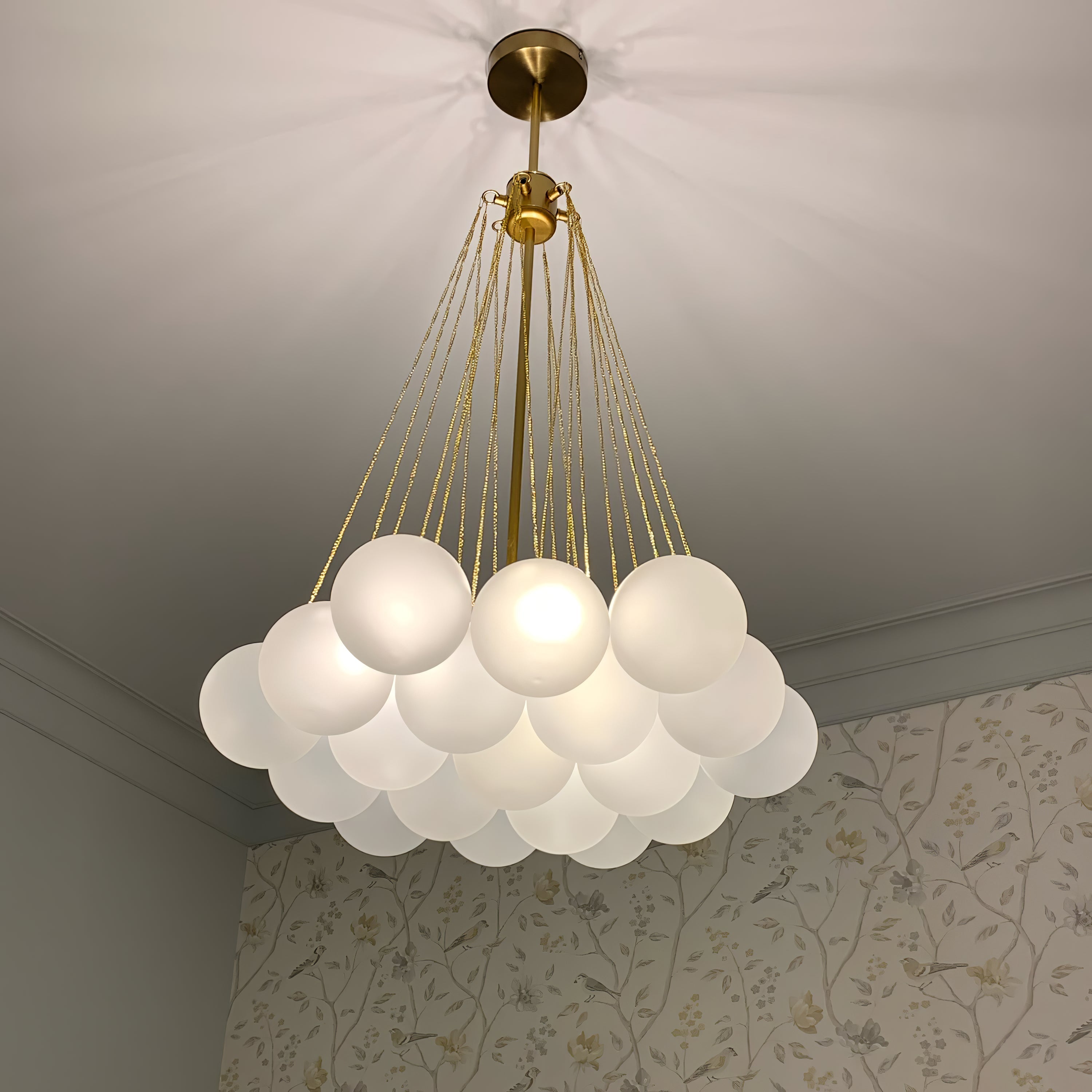 Modern Bubble Chandelier – Statement Pendant Ceiling Light