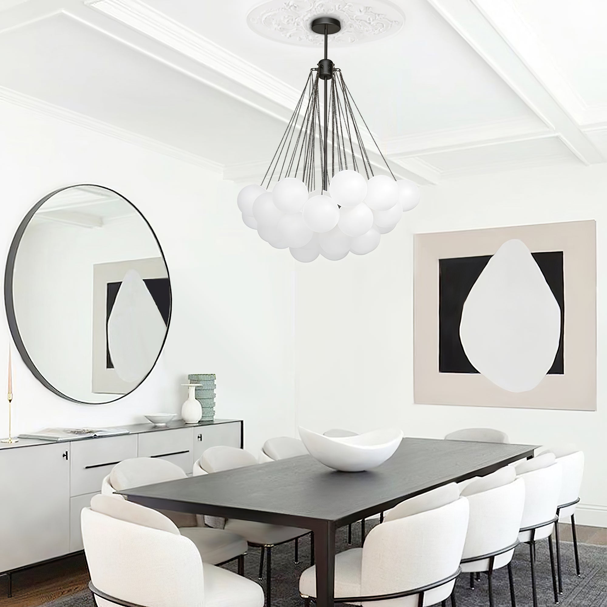 Modern Bubble Chandelier – Statement Pendant Ceiling Light