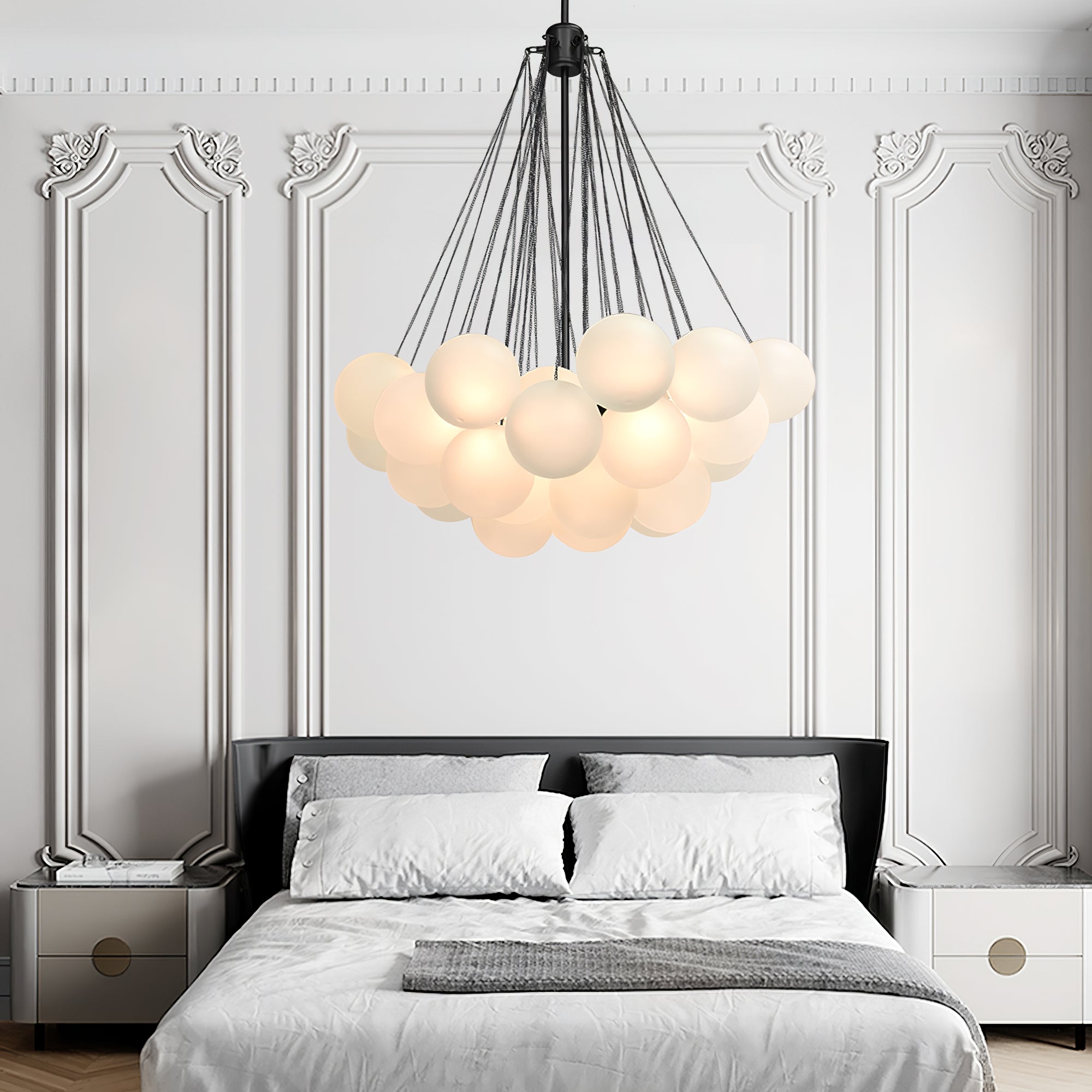 Modern Bubble Chandelier – Statement Pendant Ceiling Light
