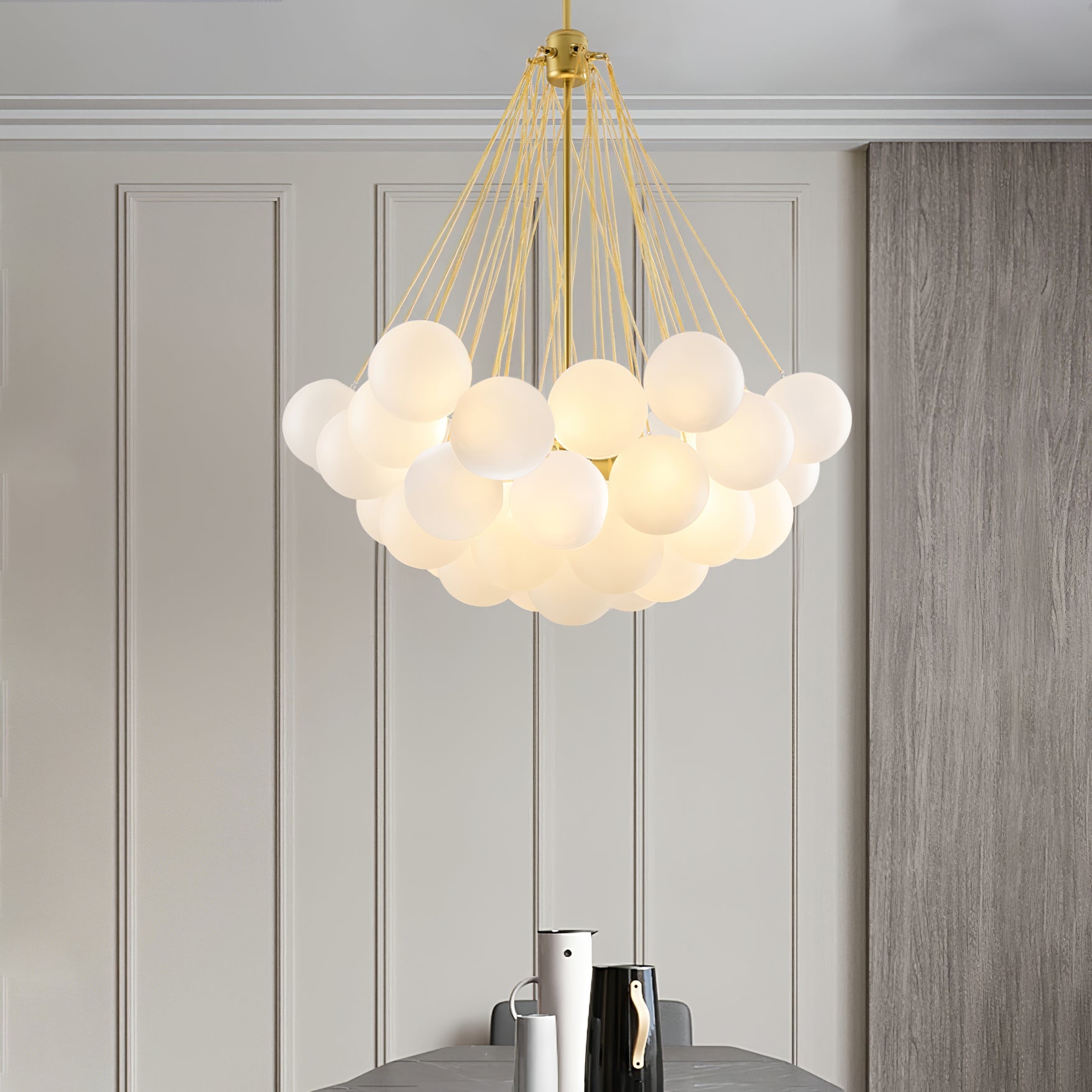 Modern Bubble Chandelier – Statement Pendant Ceiling Light