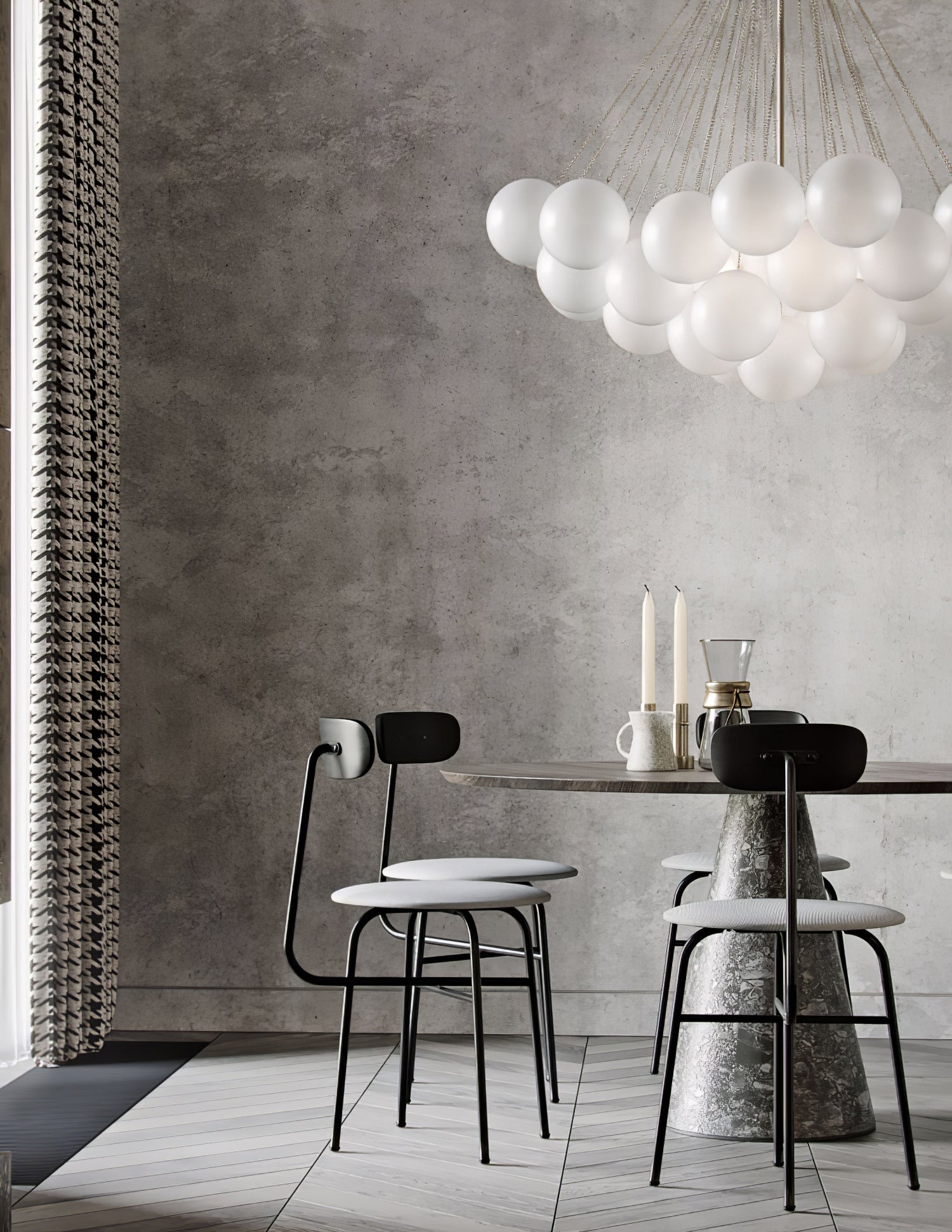 Modern Bubble Chandelier – Statement Pendant Ceiling Light