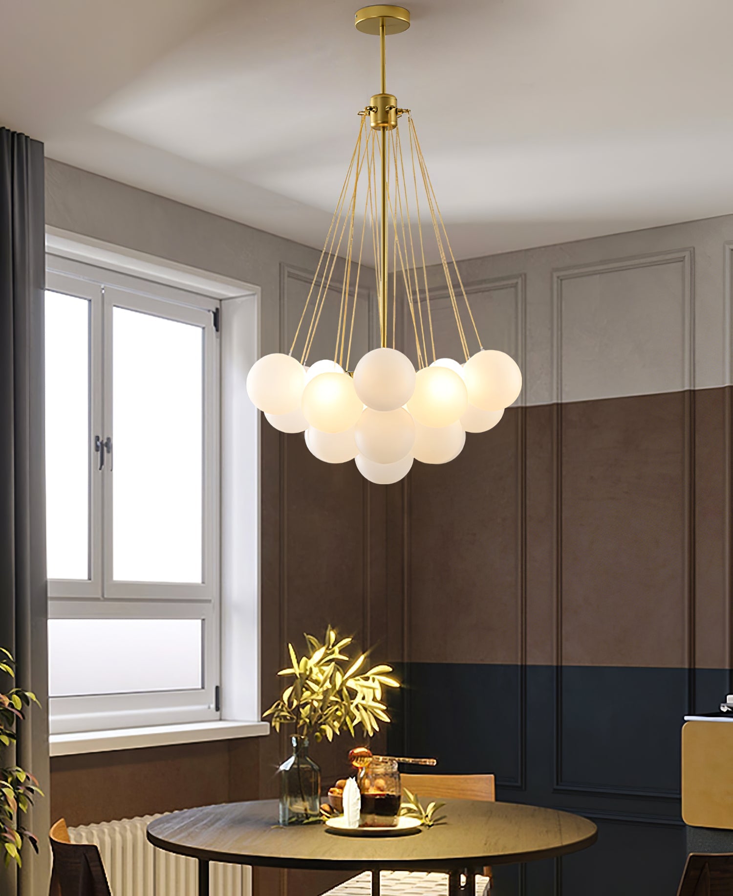 Modern Bubble Chandelier – Statement Pendant Ceiling Light