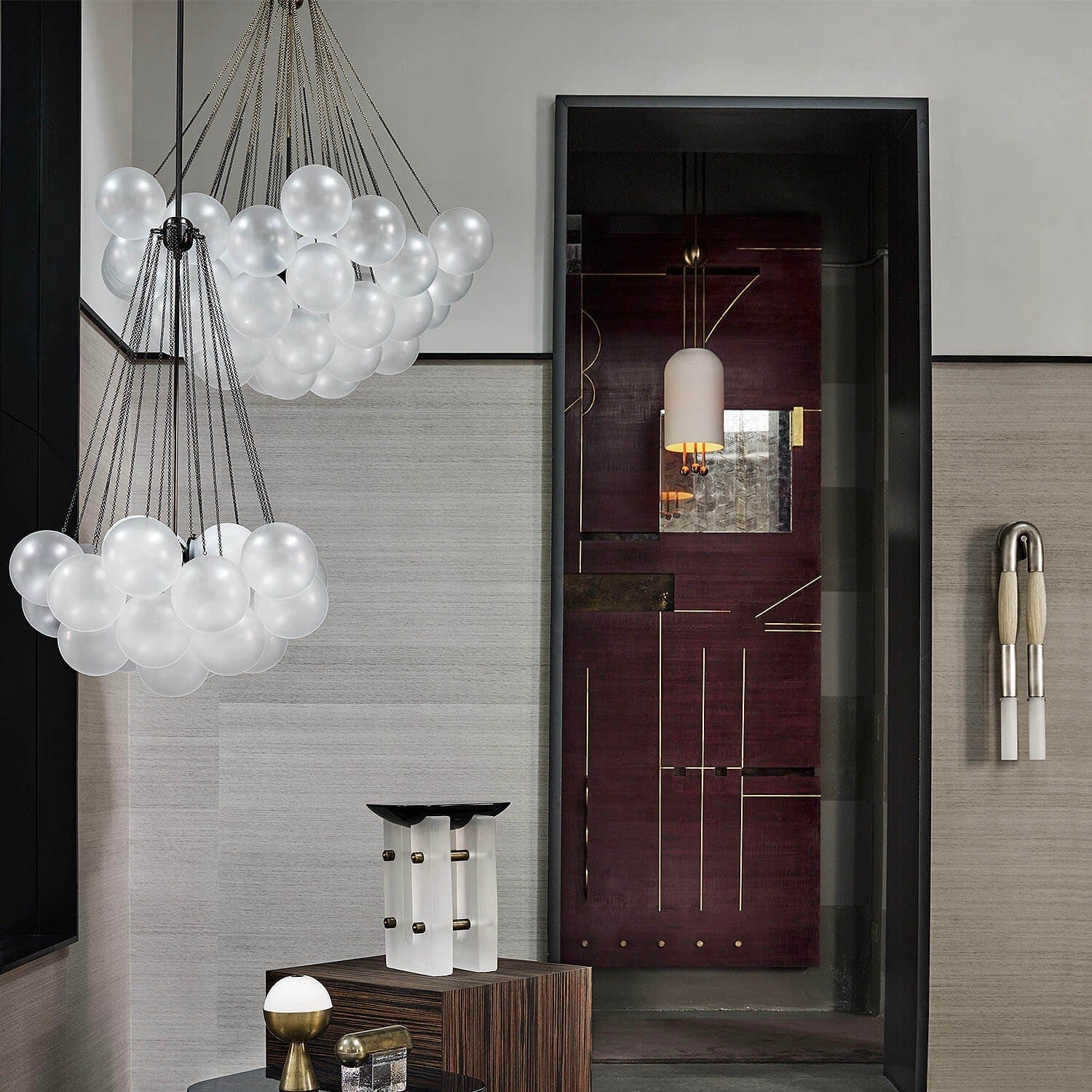 Modern Bubble Chandelier – Statement Pendant Ceiling Light
