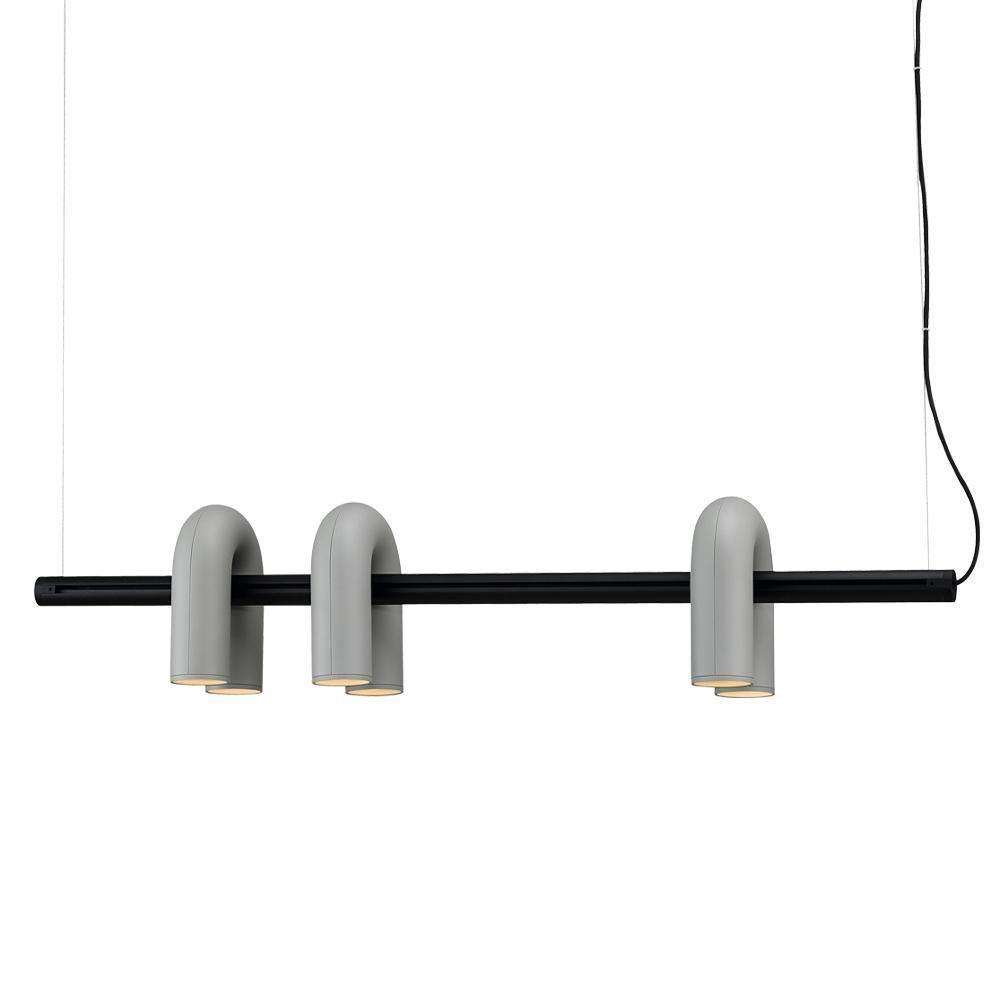 Contemporary Cirkus Chandelier – Sculptural U-Shaped Ceiling Light