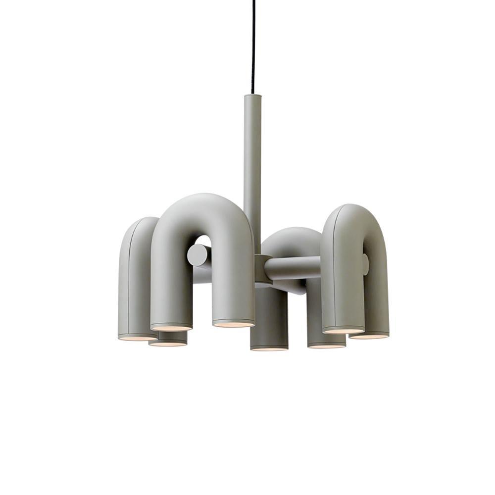 Contemporary Cirkus Chandelier – Sculptural U-Shaped Ceiling Light