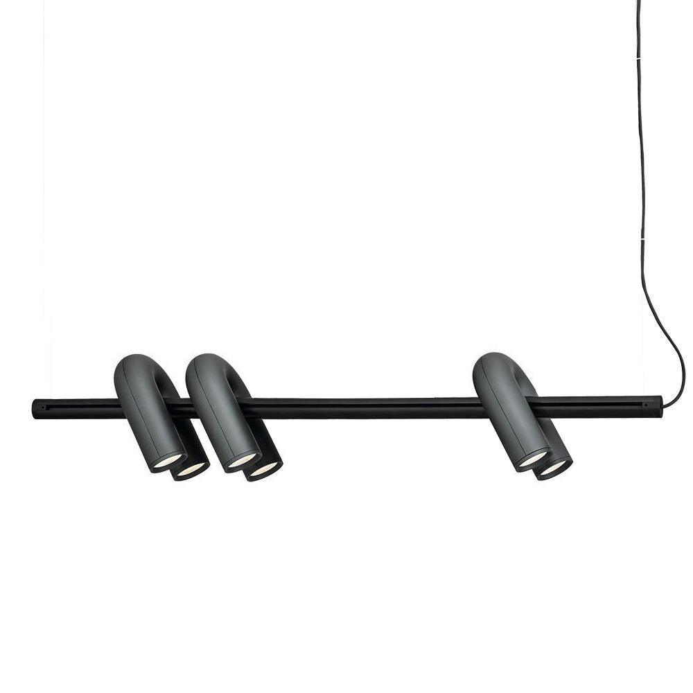 Contemporary Cirkus Chandelier – Sculptural U-Shaped Ceiling Light