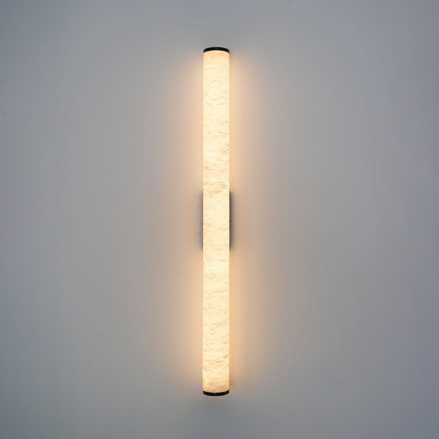 Timeless Alabaster Wall Lamp – Cylindrical Shape Sconce
