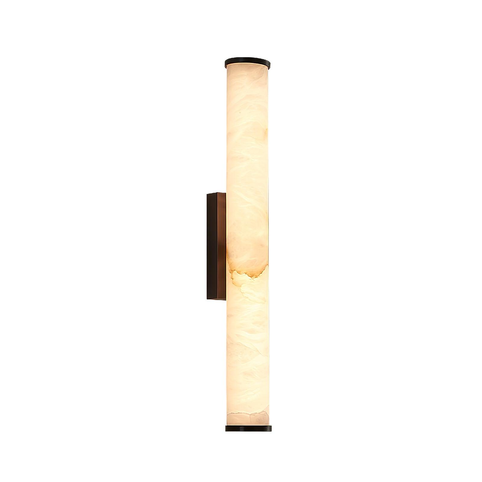 Timeless Alabaster Wall Lamp – Cylindrical Shape Sconce