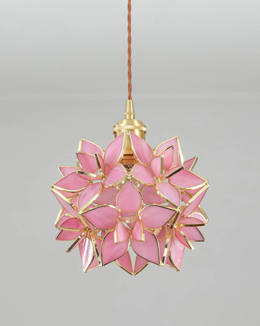 Clear Glass Capiz-Shells Pendant Light